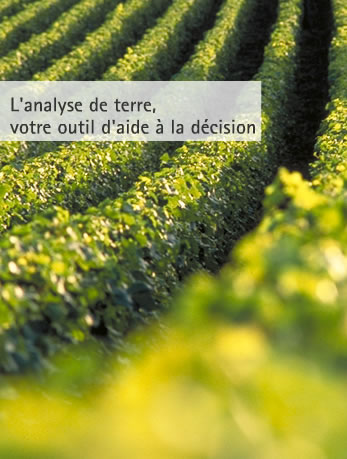 L'analyse de terre votre outil d'aide à la décision